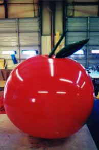 Apple - 6' helium inflatable